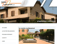 Tablet Screenshot of futuracostruzioni.it